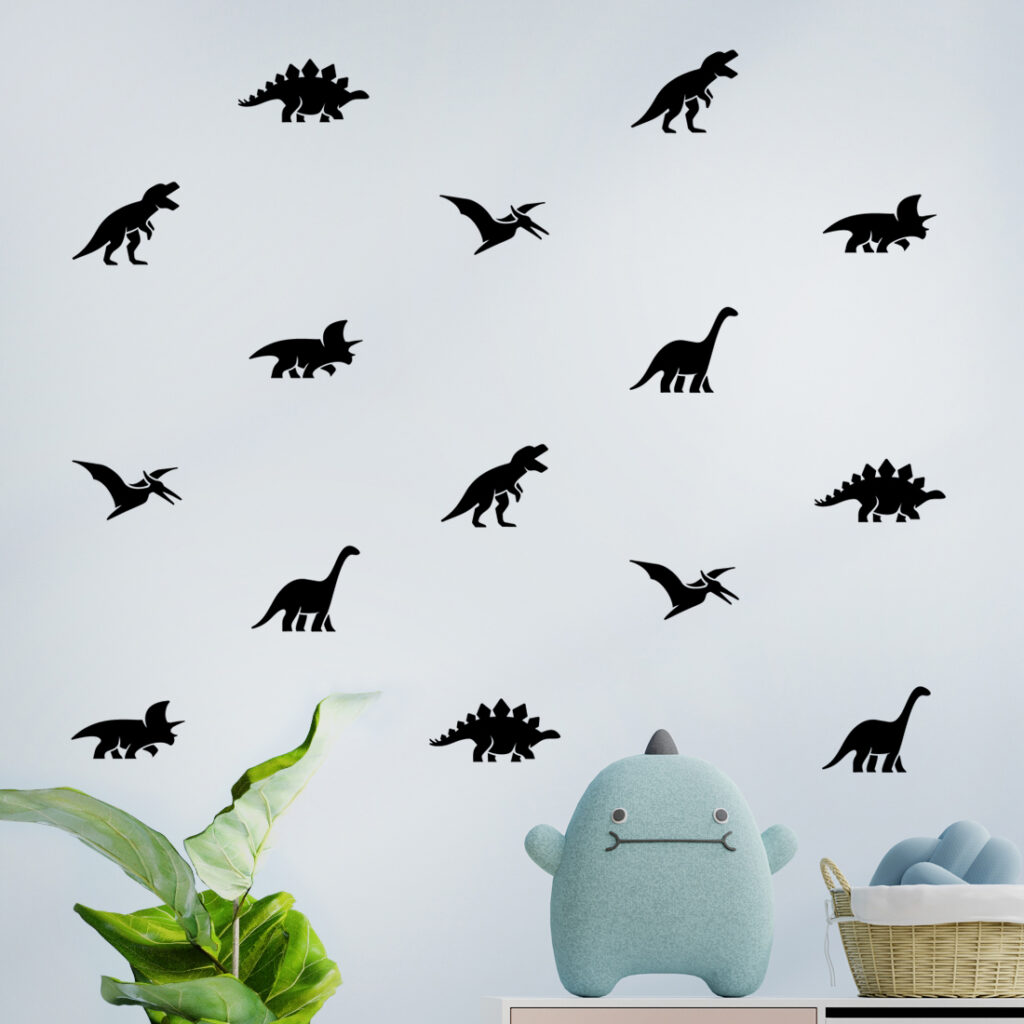 Dinosaurs wall stickers nursery wall art kids room decor dino decal