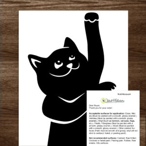 funny cat sticker