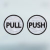 Pull-Push-Door-6cm-Stickers-Shop-Window-Salon-Cafe-Office-Vinyl-Brushed-Sign-263161176691